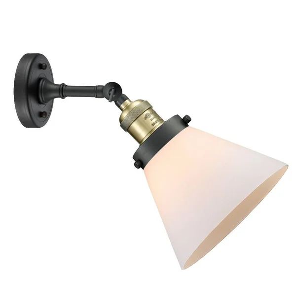 Innovations Lighting-Large Cone 1 Light Sconce-203-PN-G43