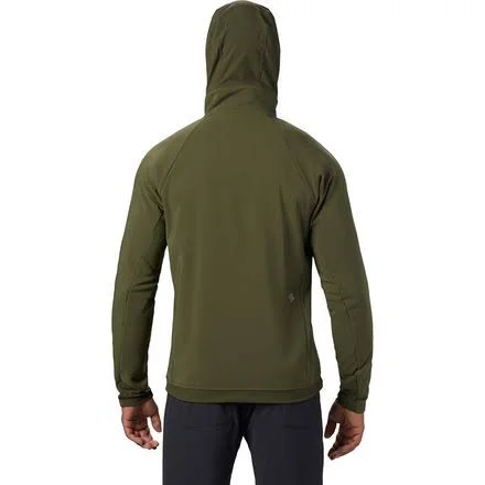 Mountain Hardwear Men's Keele Hoody - Medium - Dark Army