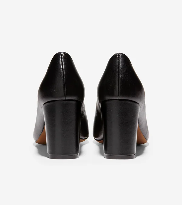 Cole Haan Karena Pump 75 mm Black Leather, Women's, Size: 6.5