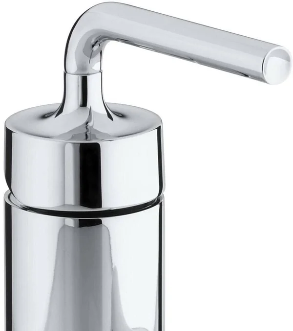 Kohler K-14402-4A-CP Polished Chrome Purist Single Control Bathroom Faucet with Straight Lever Handle