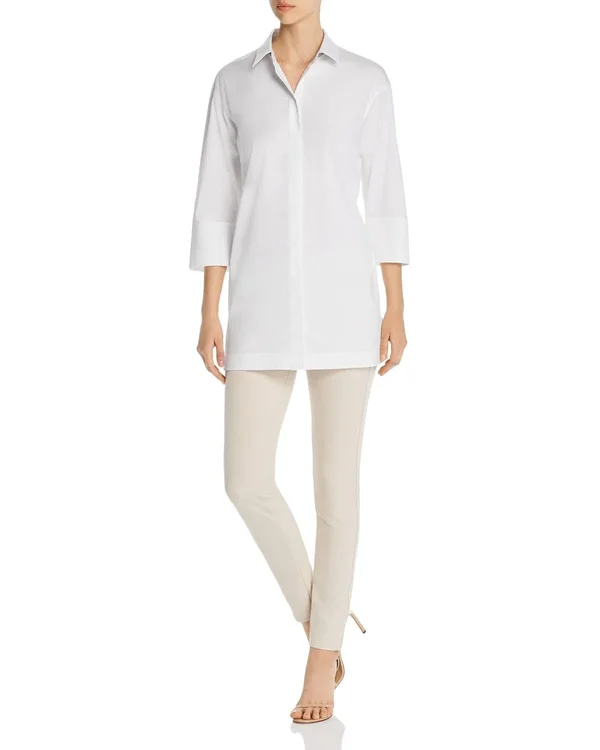 Lafayette 148 New York Acclaimed Stretch Mercer Pants - 16 - Ink