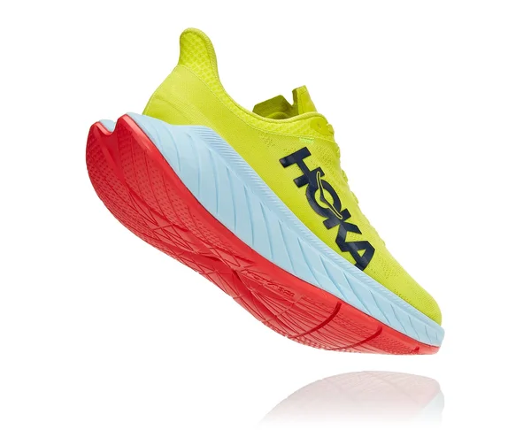Hoka One One Carbon x 2 Evening Primrose/Fiesta 7.5 D