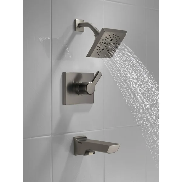 Delta T14499-SS Pivotal Monitor 14 Series H2Okinetic Tub and Shower Trim Stainless