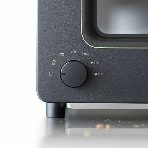 BALMUDA Steam Oven Toaster The Toaster K01E-KG Black Color Japan New
