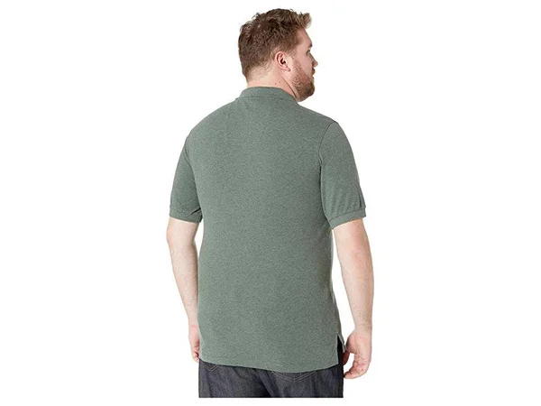Nautica Men's Big & Tall Performance Deck Polo - Pine Forest Heather