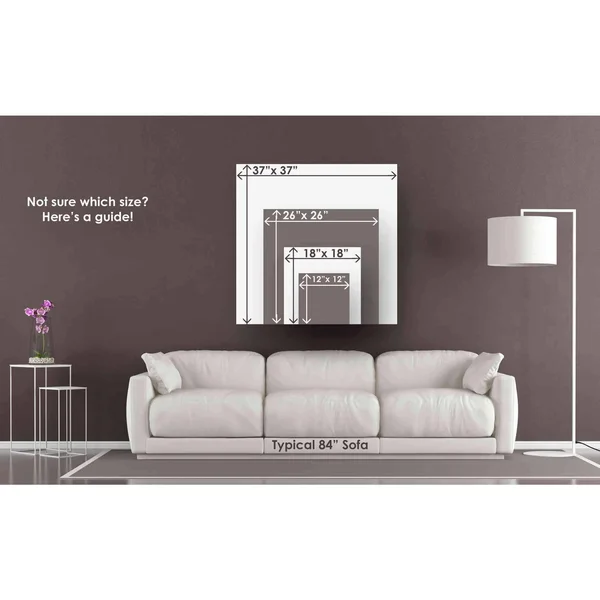 Epic Graffiti Flower Shower Crop by Wild Apple Portfolio - Giclee Canvas Wall Art, 12x22X12x22 18x22 x 18x22