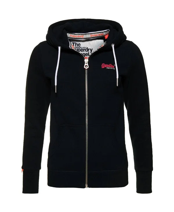 Superdry Orange Label Zip Hoodie - Light-past