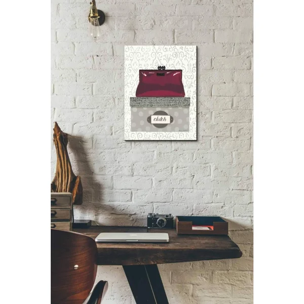 Epic Graffiti 'Tres Chic III' by Marco Fabiano - Canvas Wall Art, 26 inchx34 inch, Size: 26 x 34, Red