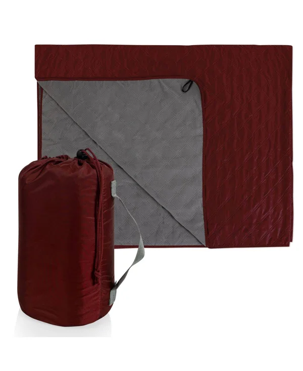 Picnic Time All-Purpose Machine Washable Stadium Blanket - Burgundy