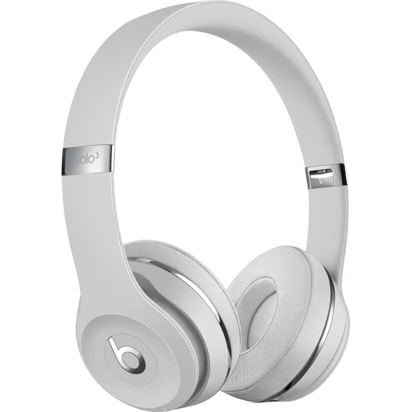 Beats Solo3 Bluetooth Wireless On-Ear Headphones with Mic - Satin Silver