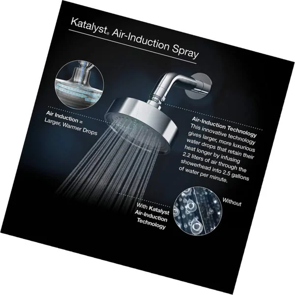 Kohler K-72595-BN Exhale B120 2.0 GPM Multifunction Handshower - Vibrant Brushed Nickel