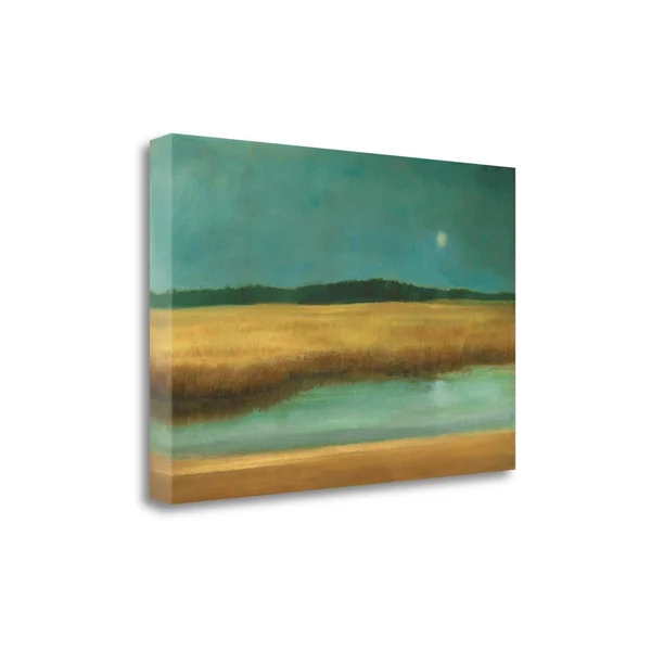 Tangletown Fine Art Harvest Moon by Caroline Gold, Giclee Print on Gallery Wrap Canvas, 34x22x23x22