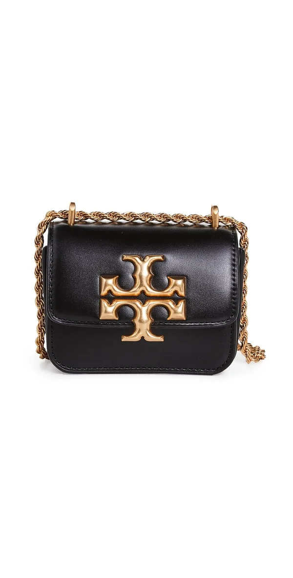 Tory Burch Eleanor Mini Crossbody Bag, Black, Women's