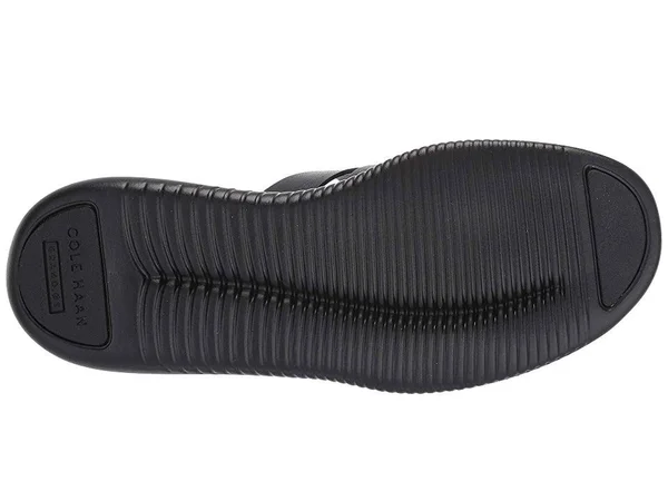 Cole Haan 2.Zerogrand Slotted Slide Sandal Black Leather/Black - Women's, Size: 7