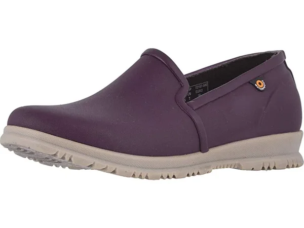 Bogs Women's Sweet Pea Slip on - 8 - Plum