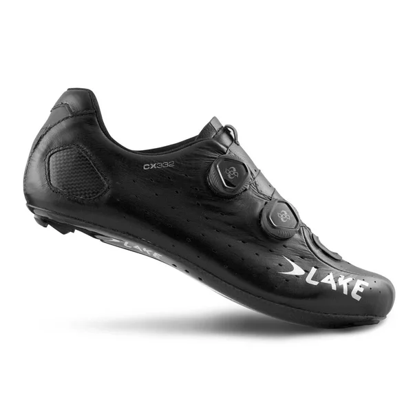 Lake CX332 Cycling Shoe - Men's Black/Silver, 50.0