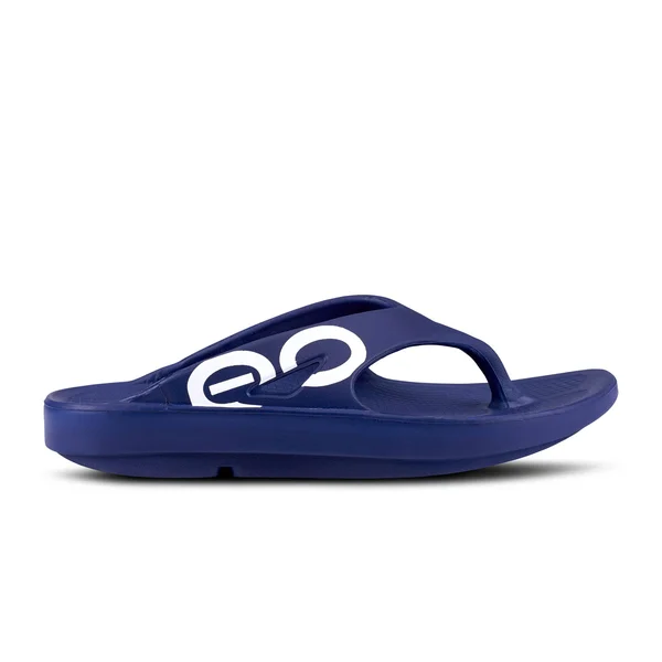 OOFOS OOriginal Sport Thong Matte Navy M6 - W8