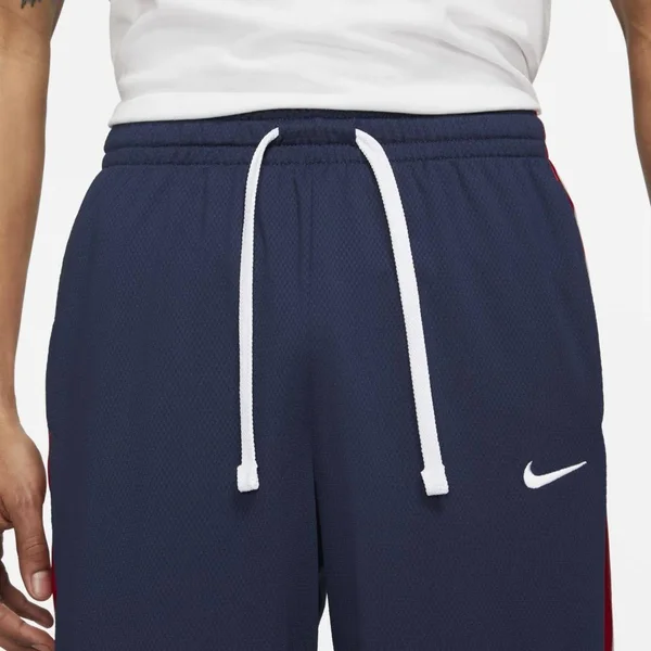 Nike Men's Dri-Fit Elite Stripe Basketball Shorts, XXL, Blue