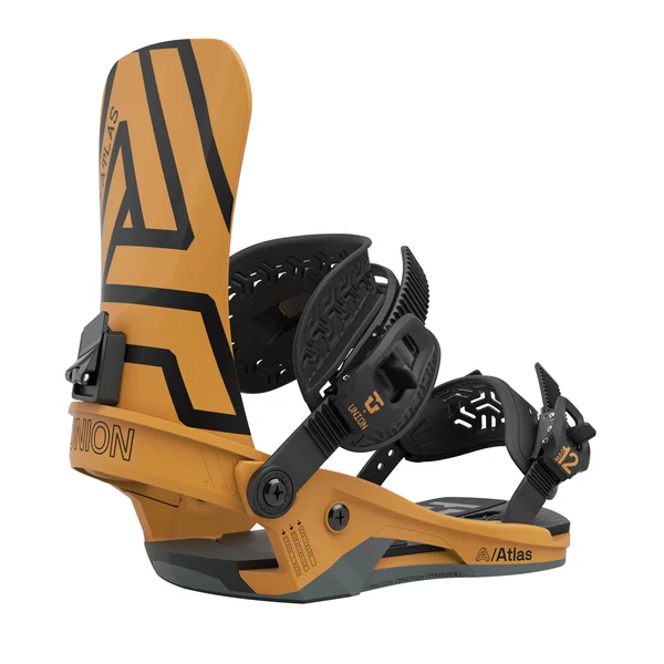Union Atlas 2021 Snowboard Bindings - Mustard Yellow