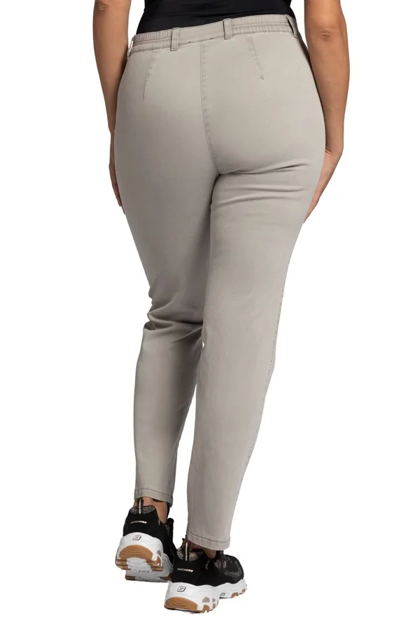 Plus Size Straight Fit, Woman, Beige, Size: 16L, Cotton, Ulla Popken