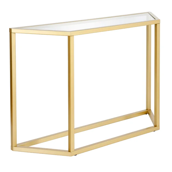 Henn & Hart AT0991 44 in. Levi Console Table Silver