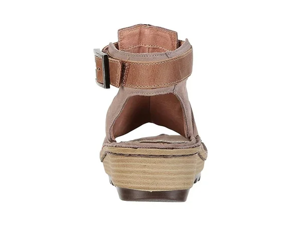 Naot Women's Verbena, Stone Nubuck Latte Brown Leather Size: 39 M
