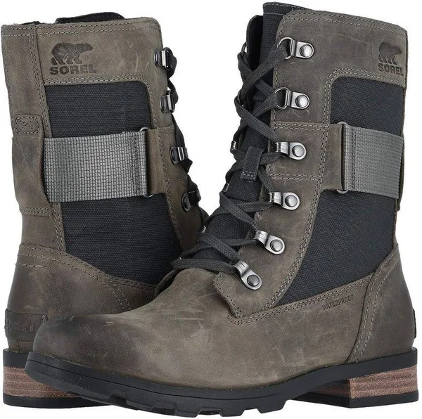 Sorel Women's Emelie Conquest Boot - 7 - Quarry