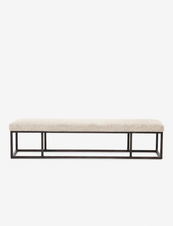 Four Hands Beaumont Bench, Plushtone Linen