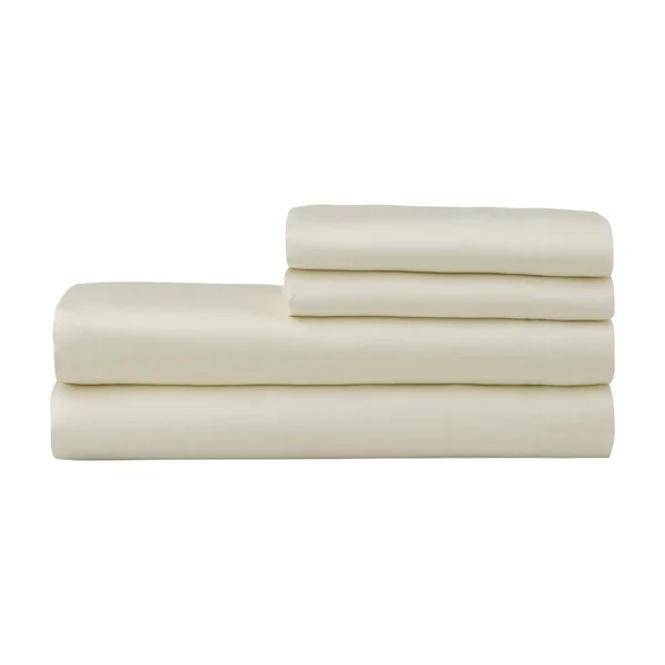 Welhome Organic Cotton Sheet Set - Ivory - King