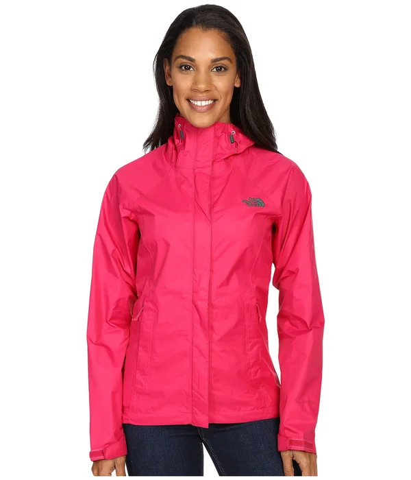 The North Face Women's Venture Jacket - Cerise Pink/Darkest Spruce, M