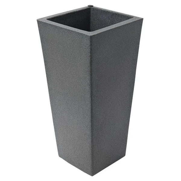 Algreen Tall Square 27-in. Self-Watering Planter - Taupe