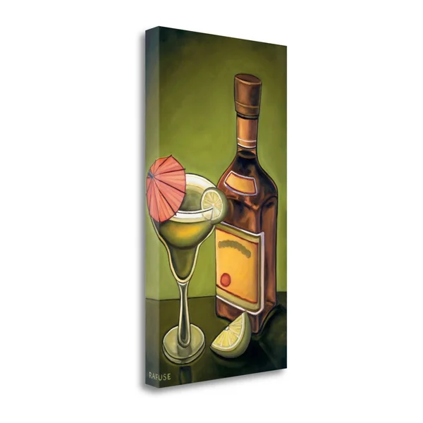 Tangletown Fine Art Lime Margarita by Will Rafuse - Giclee Print on Gallery Wrap Canvas, 25x22x46x22