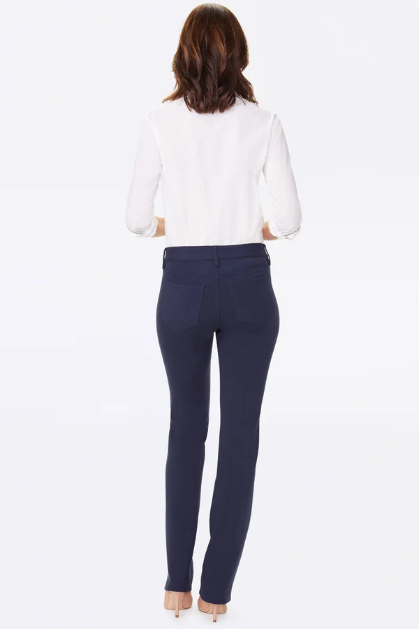 Nydj Marilyn Straight Ponte Pants, Size Reg 12, Evening Tide