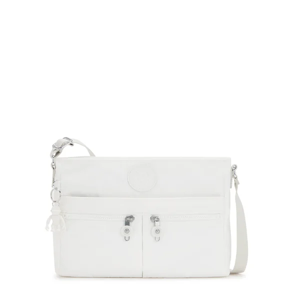 Kipling New Angie Crossbody Bag New Alabaster