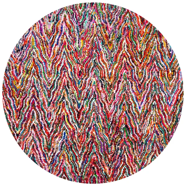 Safavieh Nantucket Multi 8& x 8& Round Area Rug