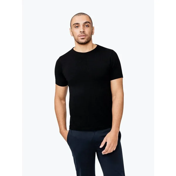 Ministry of Supply Men's Atlas Crew Neck Tee - Black