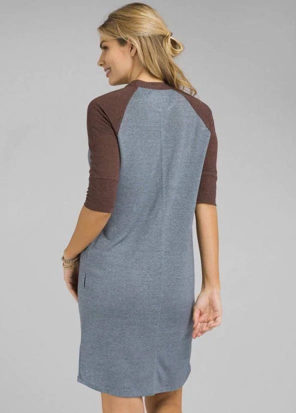 Prana Cozy Up Henley Dress - Women's Vintage Blue Heather - Xs