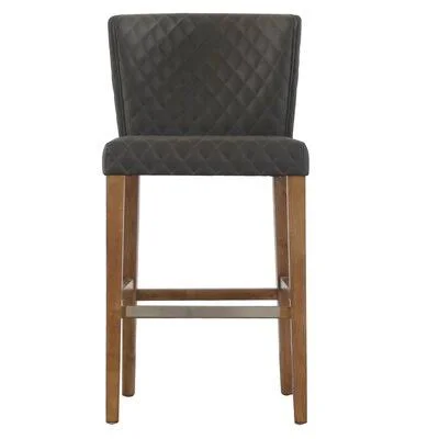 Dane Bar & Counter Stool Gracie Oaks Color: Dark Gray - Seat Height: Bar Stool (29x22 Seat Height)