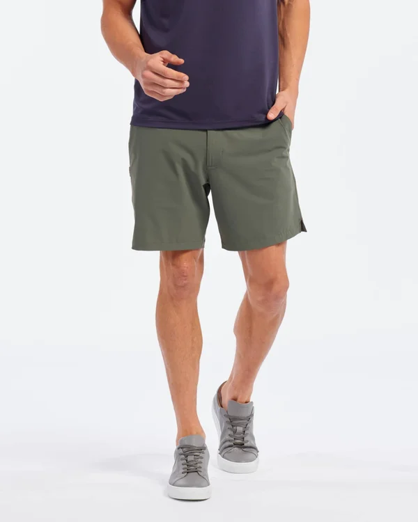 Rhone Men's Resort 8x22 Shorts - Nebulosa Blue - Size 33