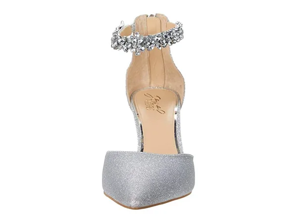 Jewel Badgley Mischka Raleigh Women's Shoes 9294922 - 10 M, Silver