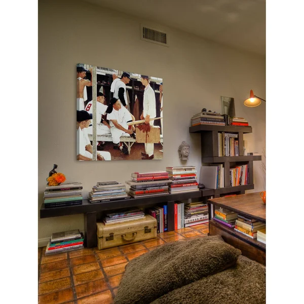Marmont Hill The Rookie by Norman Rockwell Painting Print on Canvas