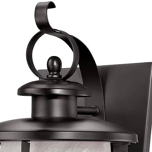 Westinghouse 6674200 Senecaville One-Light Wall Lantern, Weathered Bronze Finish