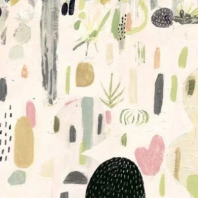 Victoria Borges Paintings Canvas Art Prints - Saguaro Playground II