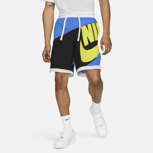 Nike Men's Dri-Fit Throwback Futura Basketball Shorts - Small, Blue