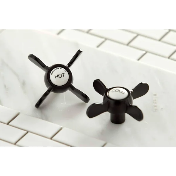 Kingston Brass KS1995BEX Widespread Lavatory Faucet, Oil Rubbed Bronze