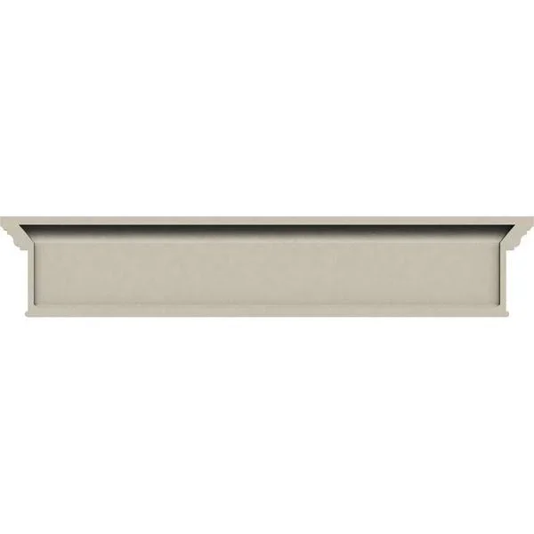 147 inch Bottom Width x 151 inch Top Width x 7 1/4 inchh x 1 inchp, Craftsman Crosshead with Bottom Trim