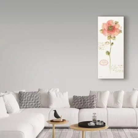Trademark Fine Art 'Rainbow Seeds Loose Floral IV' Canvas Art by Lisa Audit - Size: 20 x 47