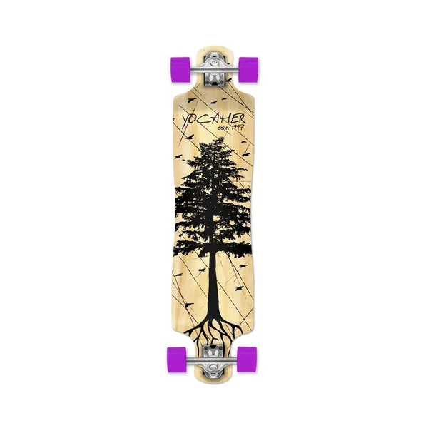 Yocaher Lowrider Longboard Complete - in The Pines : Blue