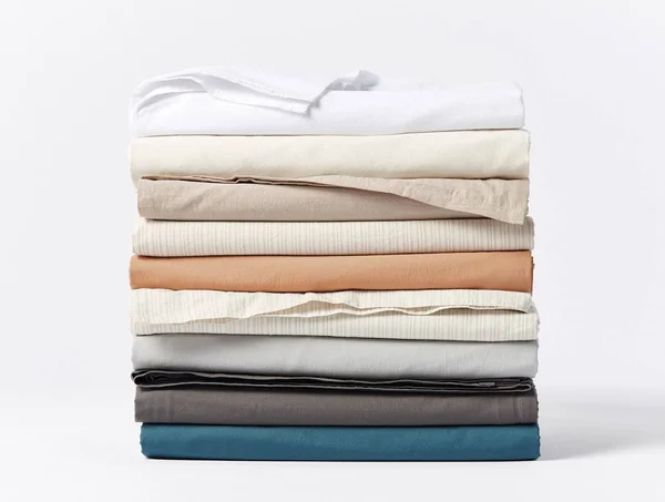 Coyuchi - Organic Crinkled Percale Sheet Set Twin XL Undyed