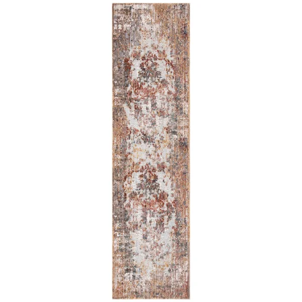 Safavieh Winston WNT351F Grey/Rust 5' x 8' Area Rug